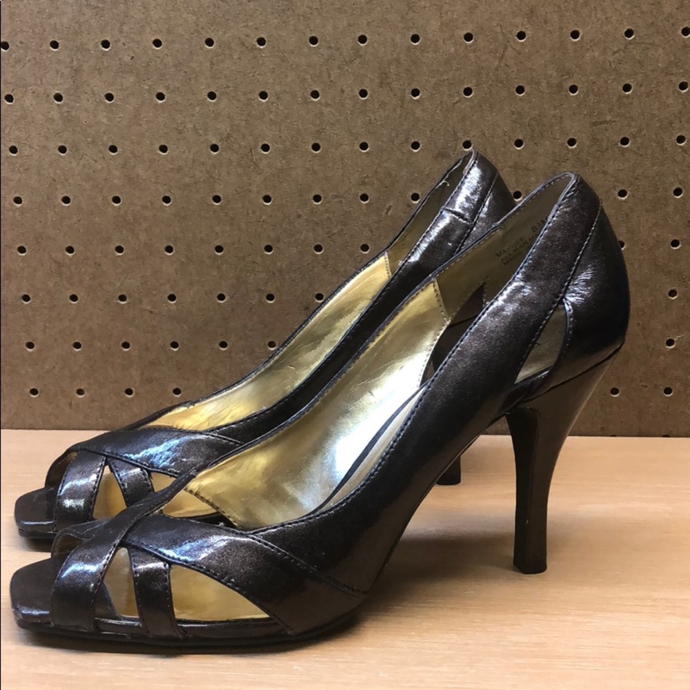 Rampage Maycee Open Toe Heels Size 8.5 Women’s